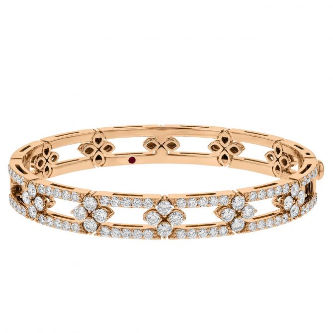 LOVE IN VERONA BANGLE WITH DIAMONDS - Roberto Coin