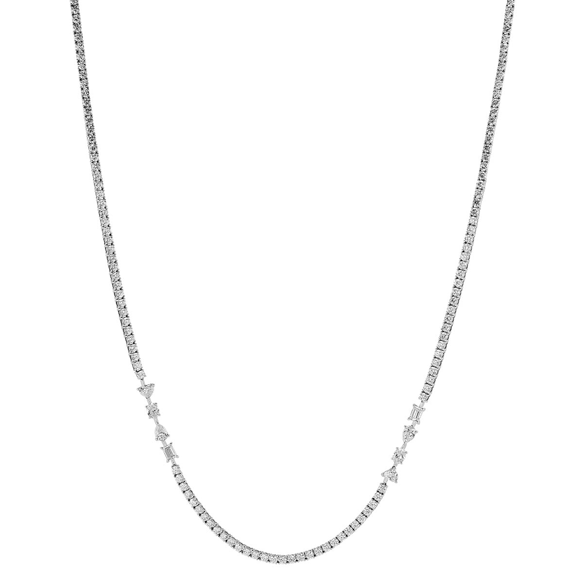 Zydo Hope Diamond Necklace in White Gold, 36