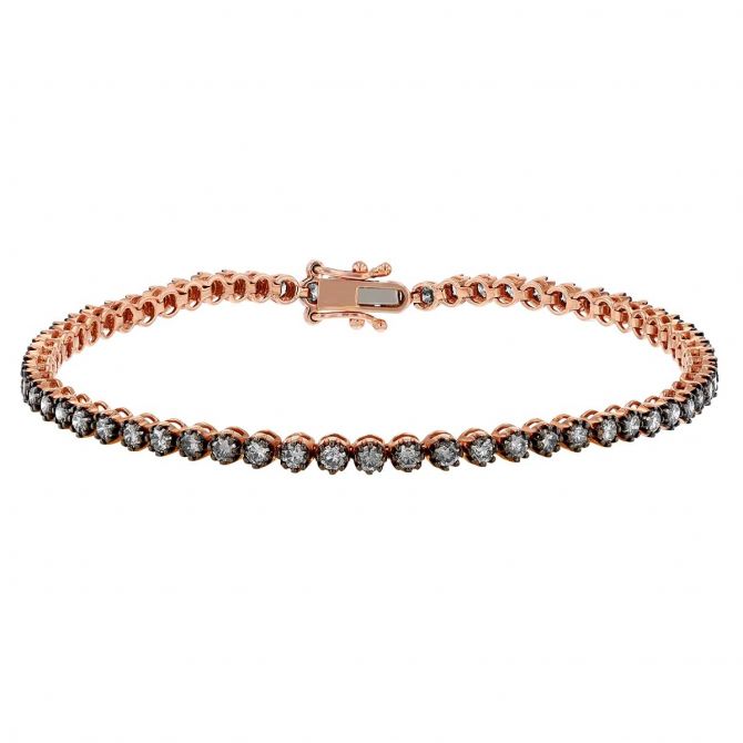 Rose Gold Love Heart Bracelet set with Rubies – Goharbin: Designing and  Crafting Jewelry