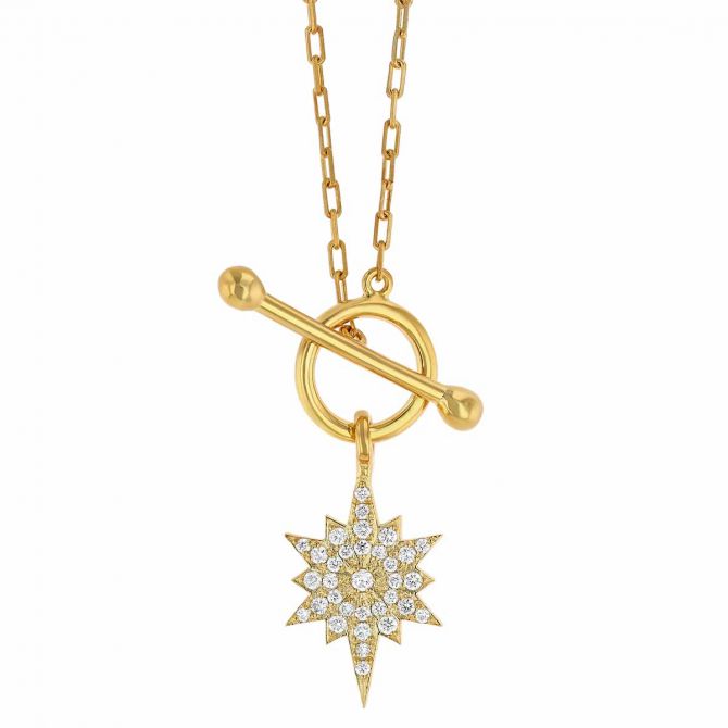 Starburst Diamond Necklace – Boco Jewelry