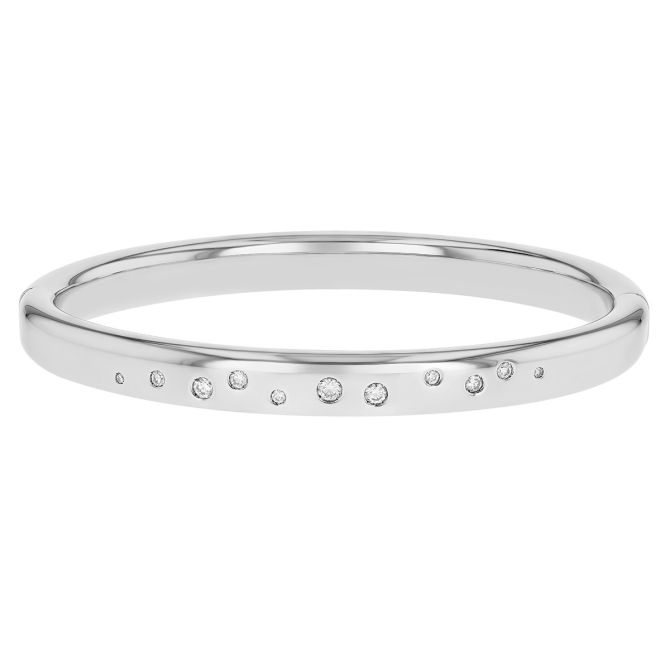 Pesavento Elegance Sterling Silver Diamond Stretch Bracelet