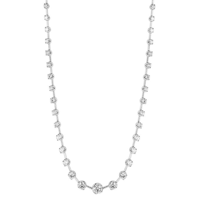 Kwiat Starry Night Graduated Diamond Necklace in 18K White Gold, 16"