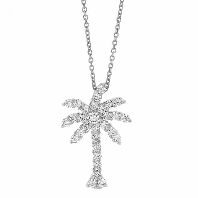 roberto coin diamond palm tree necklace