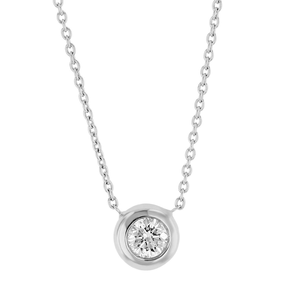 roberto coin diamond solitaire necklace