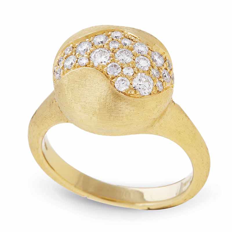 Marco Bicego Africa Constellation Medium Diamond Ring in Yellow Gold ...