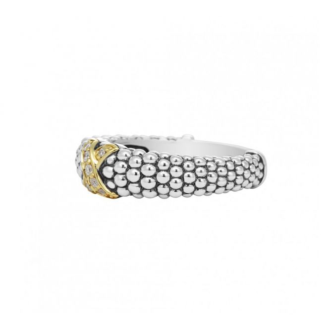 lagos diamond caviar ring