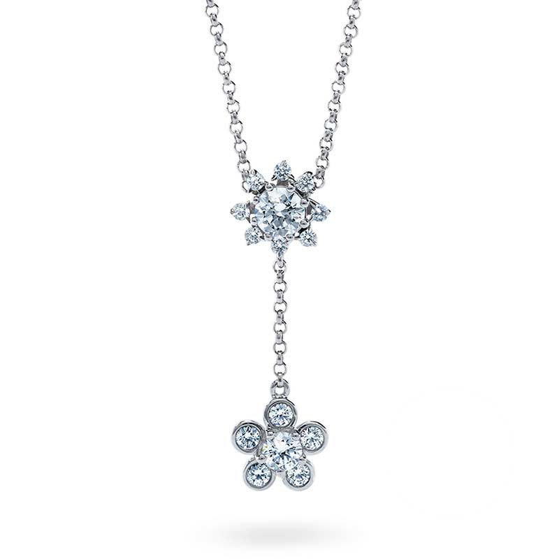 Atelier Swarovski DIAMA Swarovski Created Diamond Bloom Necklace in ...