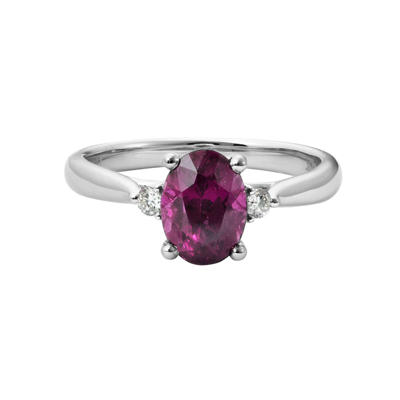 purple garnet stone