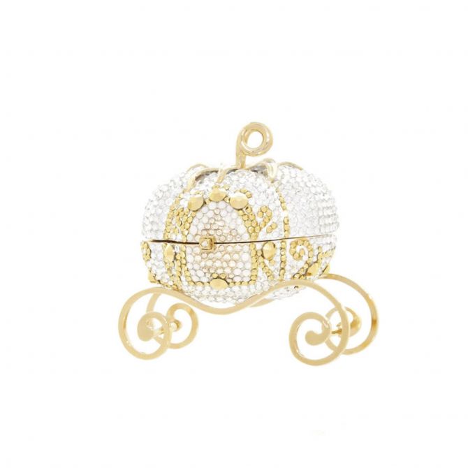 Judith Leiber Miniature Carriage Pillbox