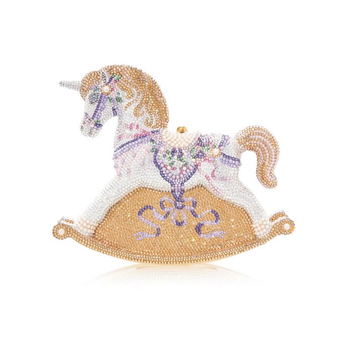 Judith Leiber Rocking Horse Clutch, Willow