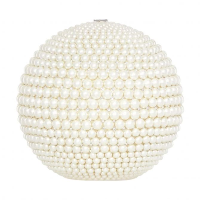 Judith Leiber Pearly Sphere Clutch