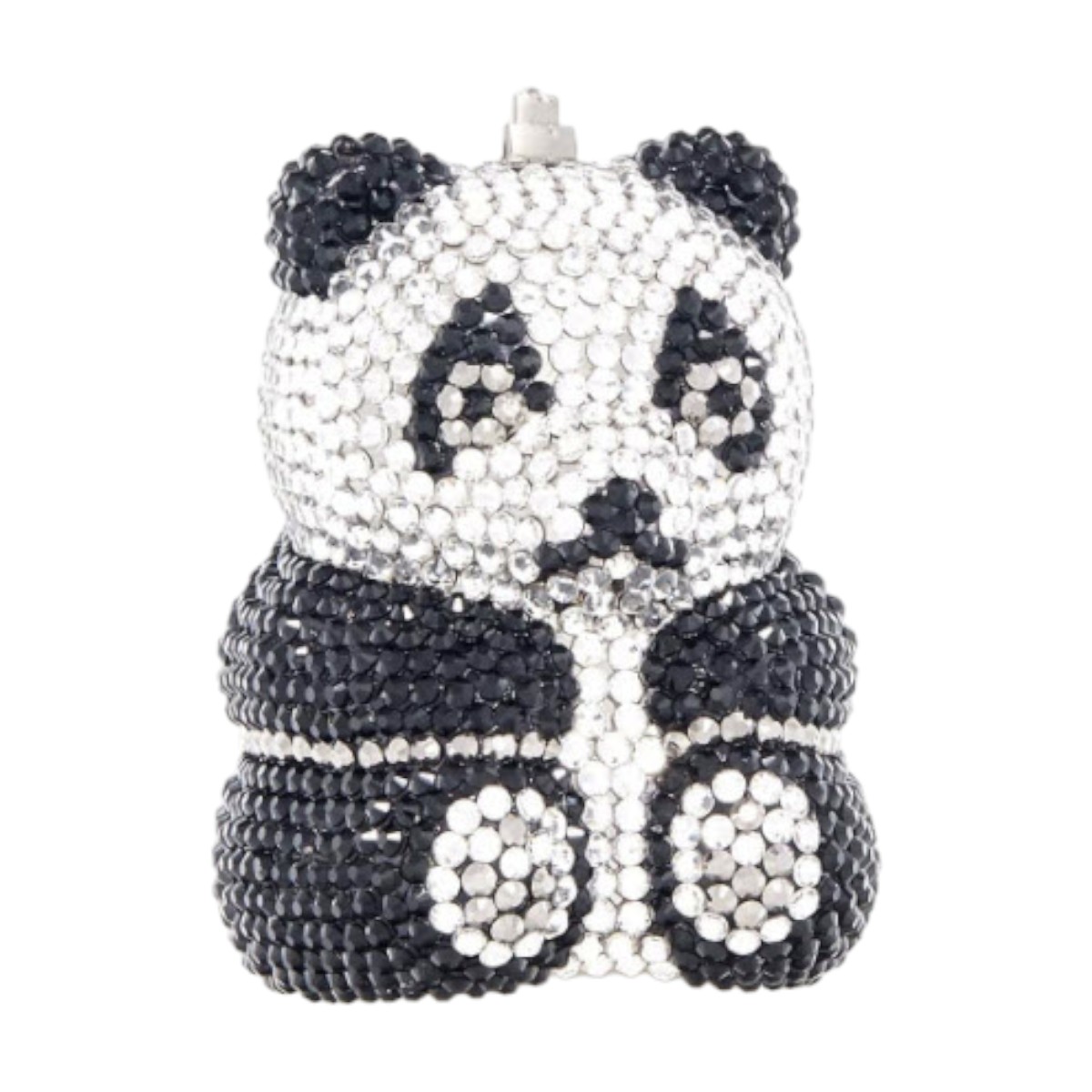 Judith Leiber Panda Bear Pillbox | P60301-PANDAPILLBOX-JETRHINE | Borsheims