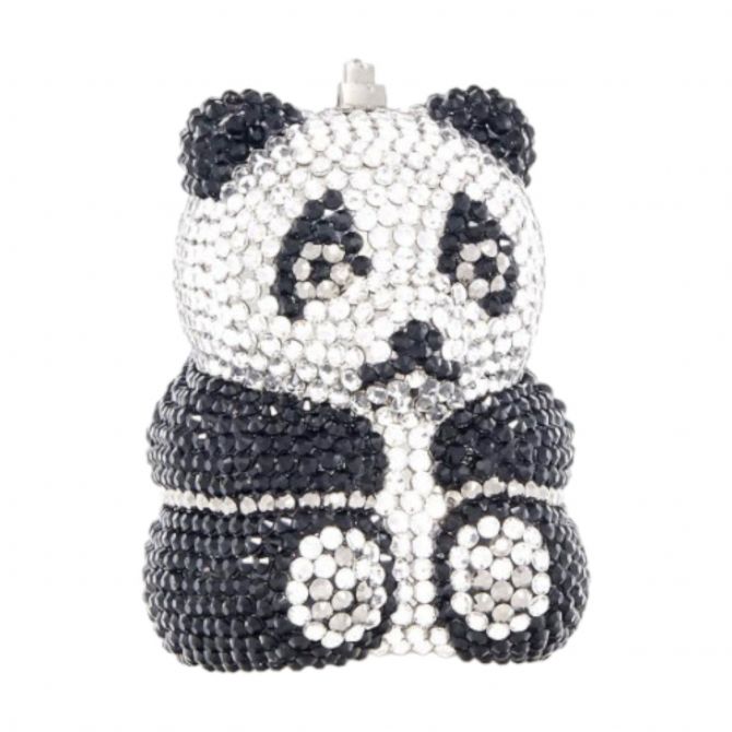 Judith Leiber Panda Bear Pillbox