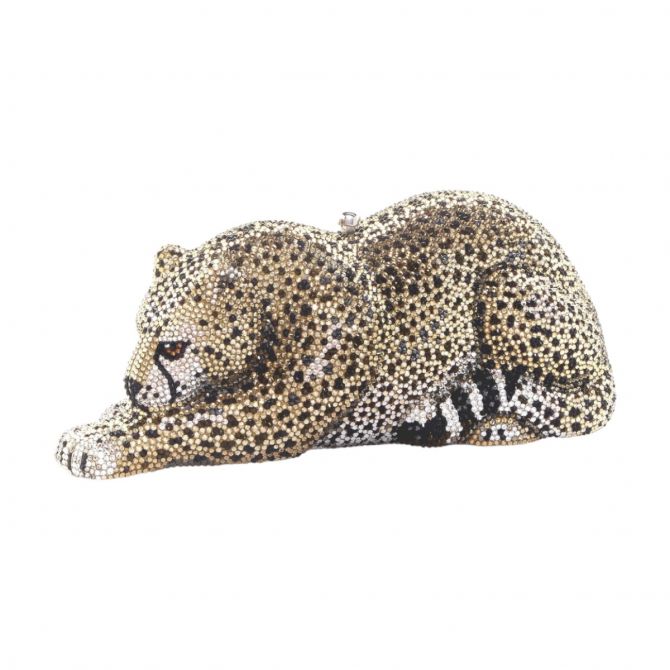 Judith Leiber Wildcat Clutch, Chaquita