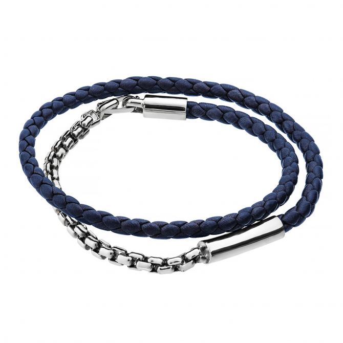 9 inch mens leather bracelets