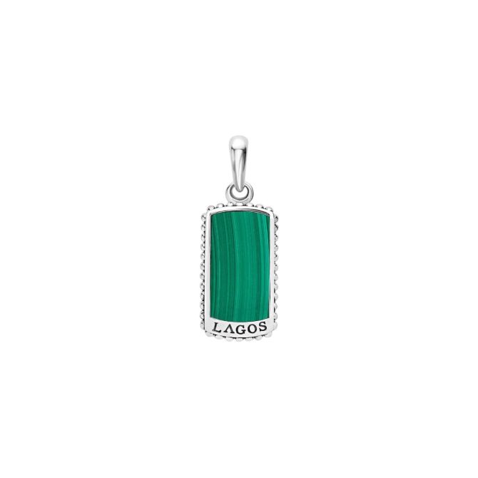 Lagos Anthem Tag Amulet, Malachite