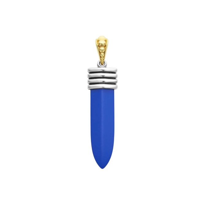 LAGOS Anthem Matte Ultramarine Ceramic Blade Amulet