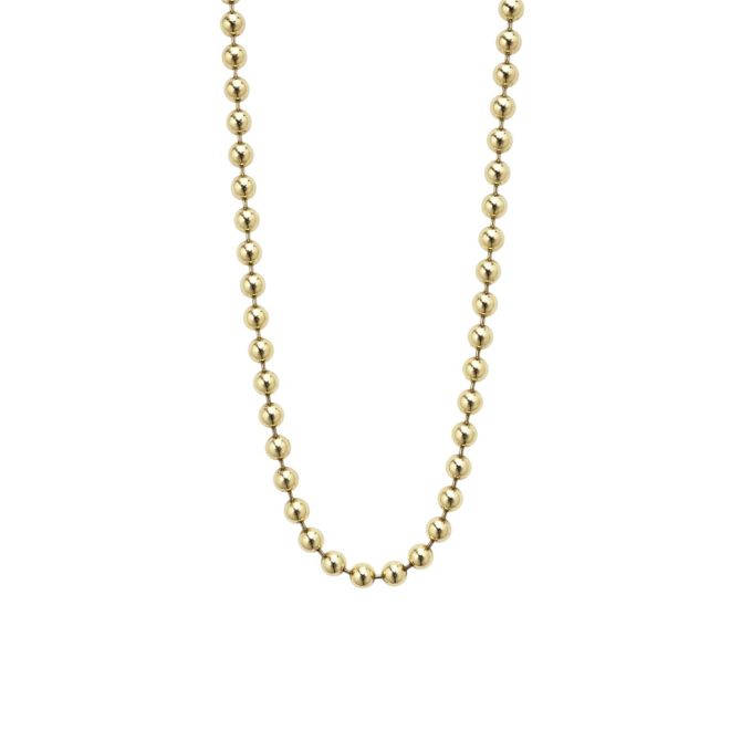 Lagos 18K Gold Ball Chain Necklace, 22"