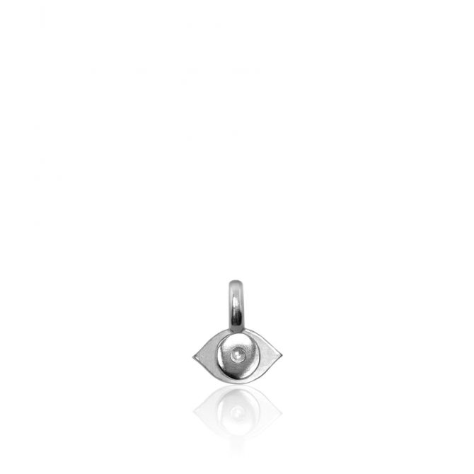 Alex Woo Sterling Silver Mini Additions Evil Eye Charm