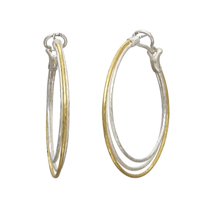 Gurhan Twist Collection Extra Large Triple Hoop Earrings