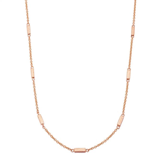 Rose Gold Barrel Chain, 24"