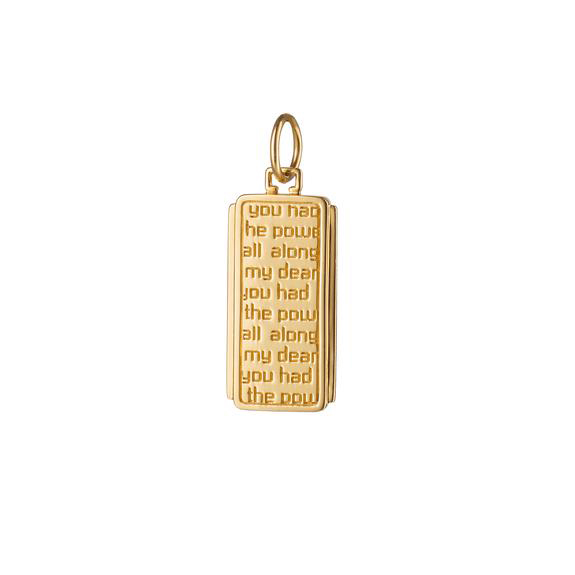 Monica Rich Kosann Dorothy Medallion in 18k Yellow Gold