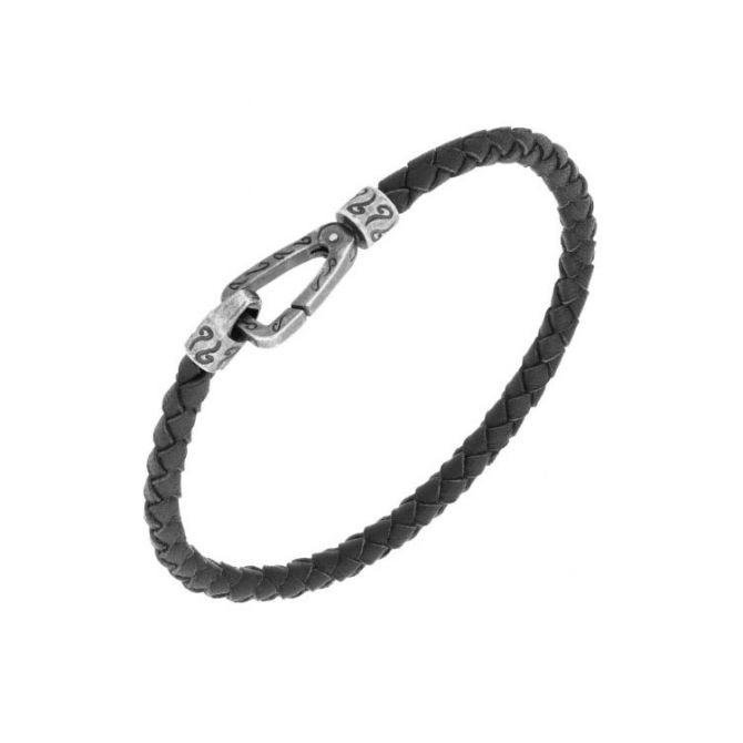 Marco Dal Maso LASH Single Leather Cord Bracelet, Black