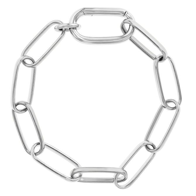 Pesavento Timeless Sterling Silver Paperclip Link Bracelet, 8"