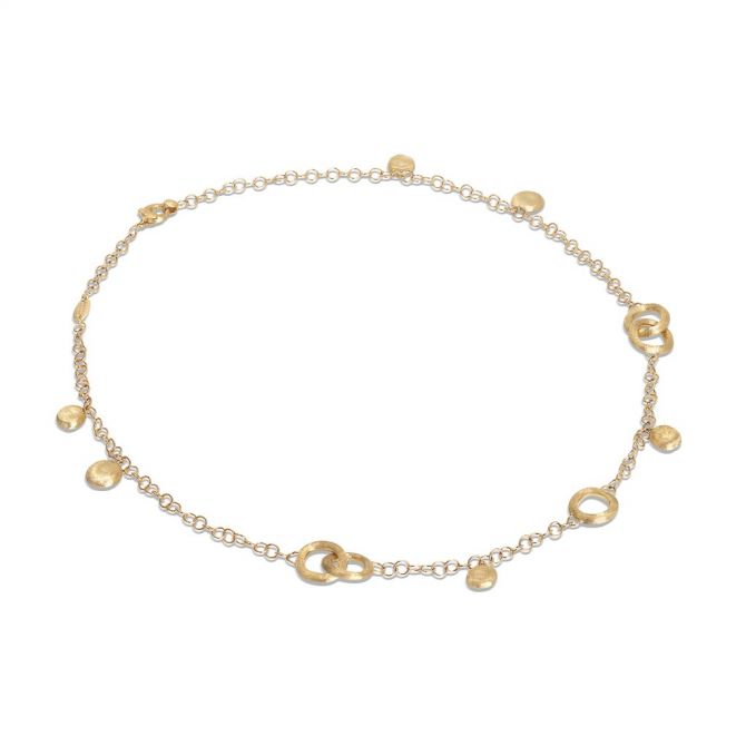 Marco Bicego Jaipur Collection 18k Yellow Gold Charm Short Necklace