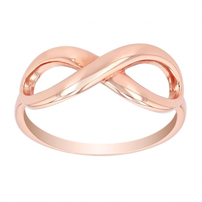 Rose Gold Infinity Ring