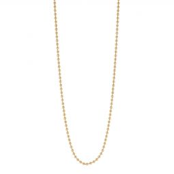 Caviar Gold Collection 18K Gold Ball Chain Necklace, 34