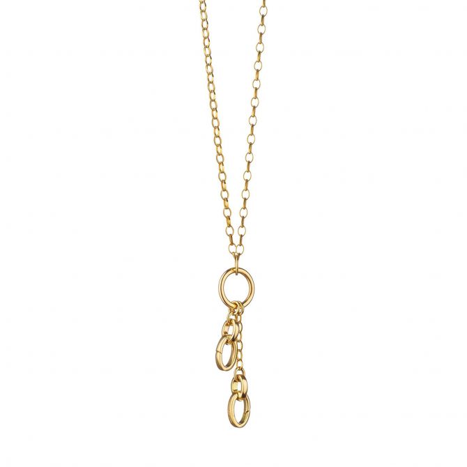 Monica Rich Kosann Design Your Own Yellow Gold 2 Charm Necklace, 21"