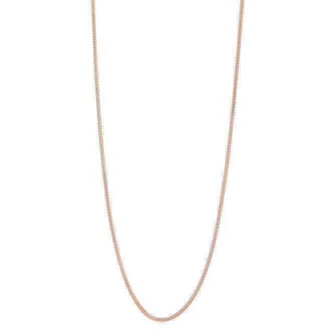 Rose Gold 1.4 mm Snake Chain, 18"