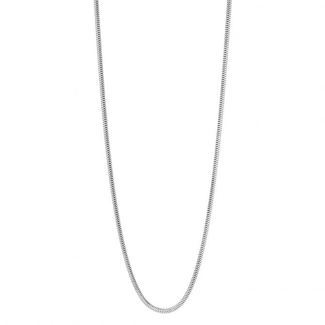 White Gold 1.6 mm Snake Chain, 18"