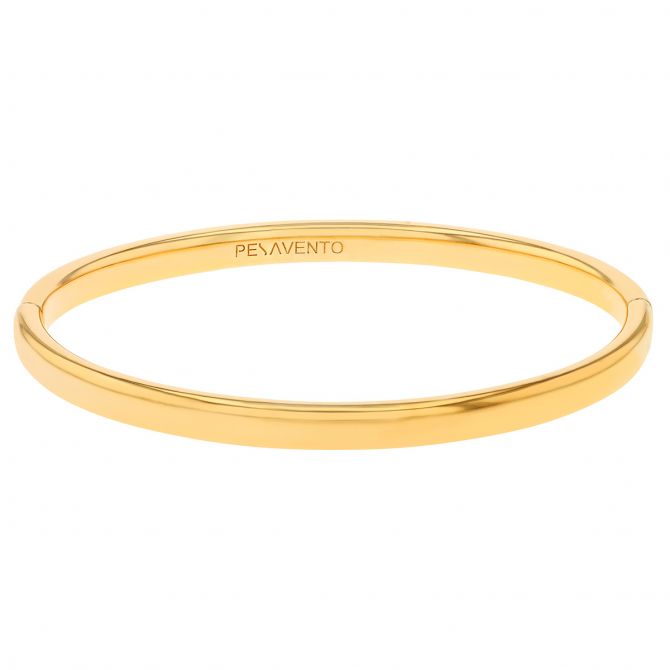 Pesavento Elegance Yellow Gold Vermeil Spring Bangle Bracelet