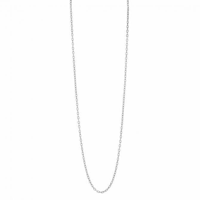 White Gold 1.9 mm Rolo Chain, 16"