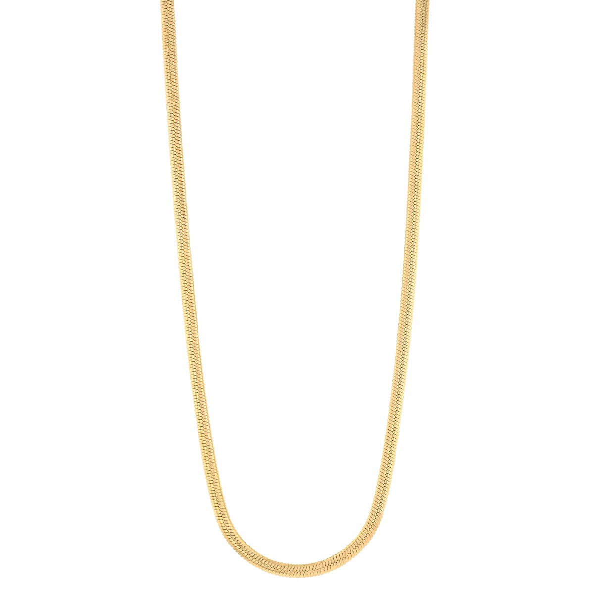 Yellow Gold Snake Chain, 18