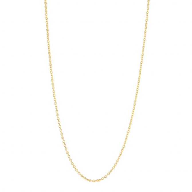 Yellow Gold 1.5 mm Rolo Chain, 16"