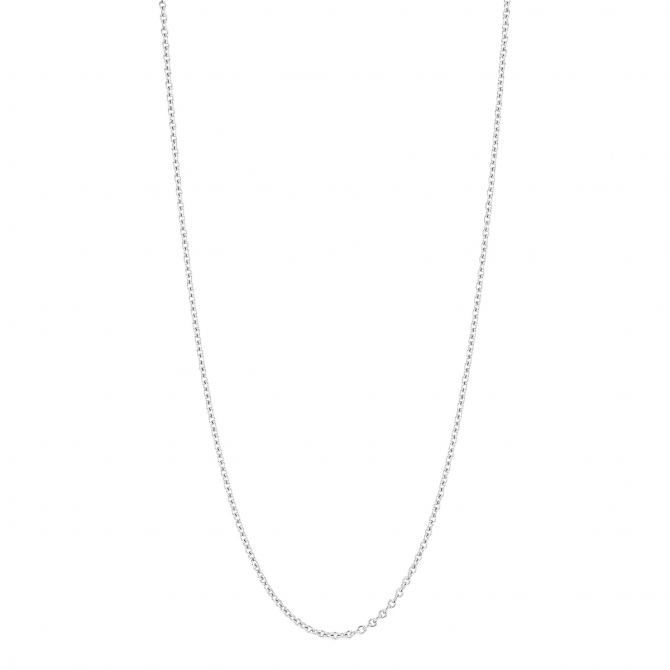 White Gold 1.5 mm Rolo Chain, 16"