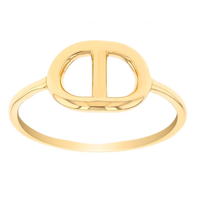 Yellow Gold Single Mariner Link Ring