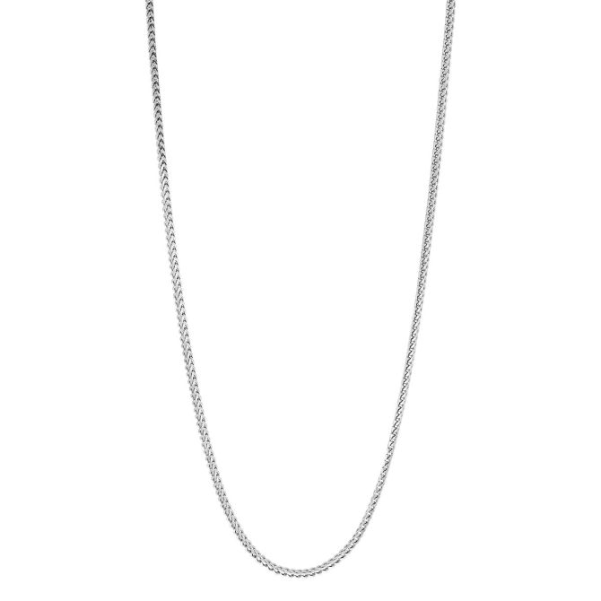 Sterling Silver 1.2 mm Franco Chain Necklace, 20"