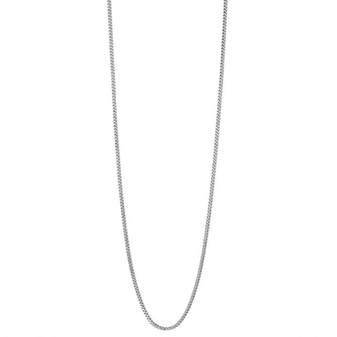 Sterling Silver 1.2 mm Franco Chain Necklace, 24"