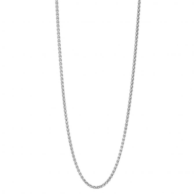 Sterling Silver 1.65 mm Wheat Chain Necklace, 20"