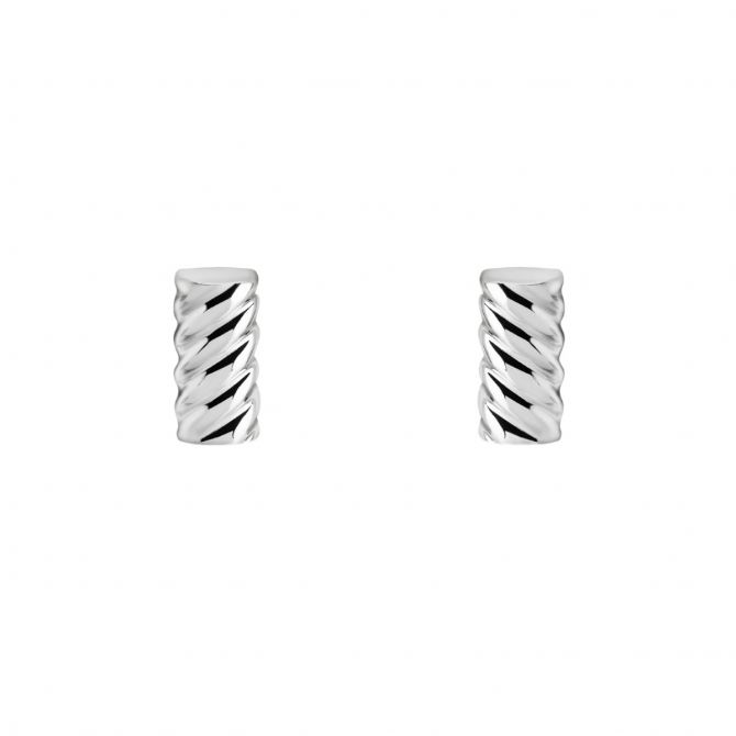 TANE Mexico 1942 Xocolate Drizzle Sterling Silver Stud Earrings