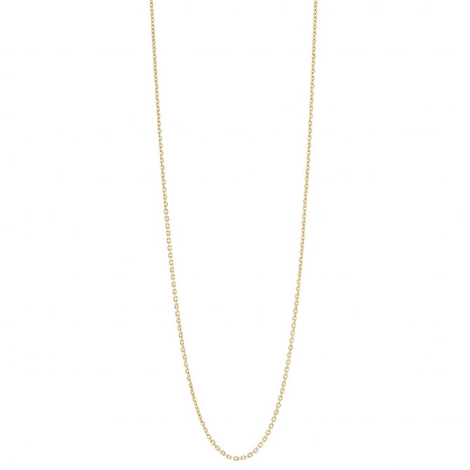 Yellow Gold 0.80 mm Cable Chain, 16"