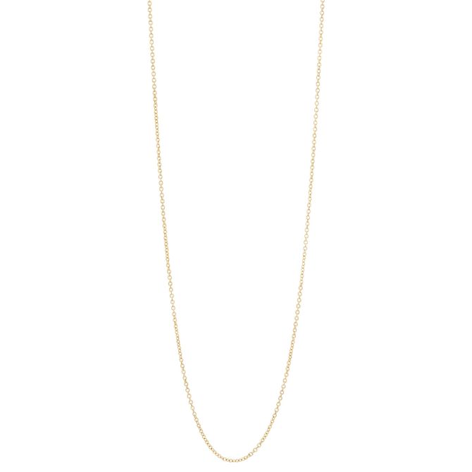 Yellow Gold Cable Chain, 1.05 mm, 16"