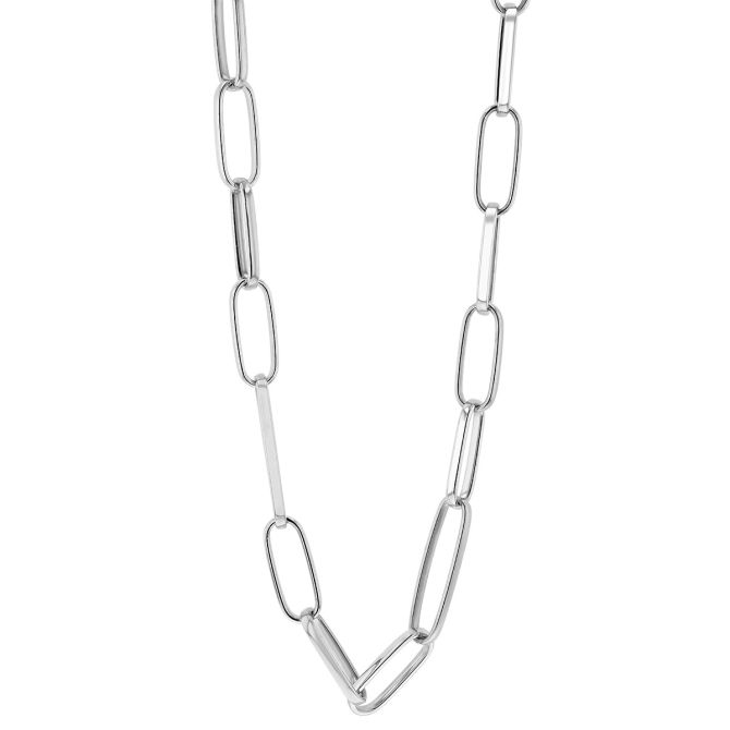 Pesavento Timeless Sterling Silver Paperclip Link Necklace