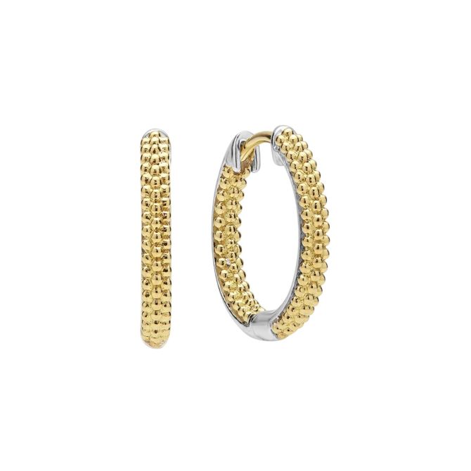 Lagos Caviar Huggie Earrings