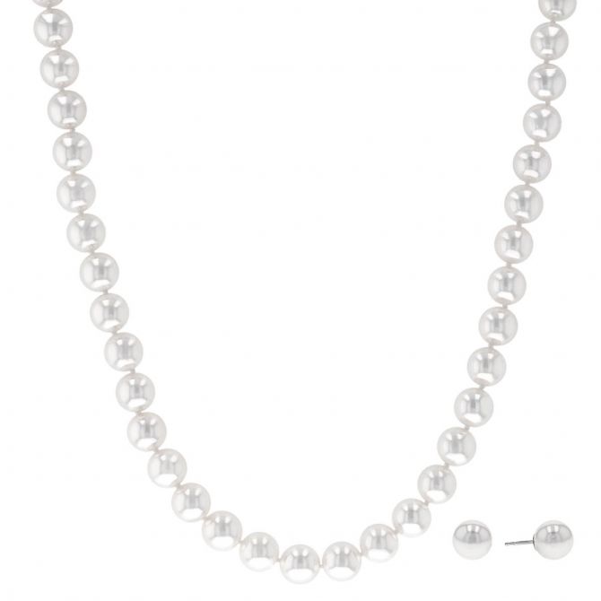 Tara Pearls Cultured Pearl Strand Necklace & Stud Earrings Set