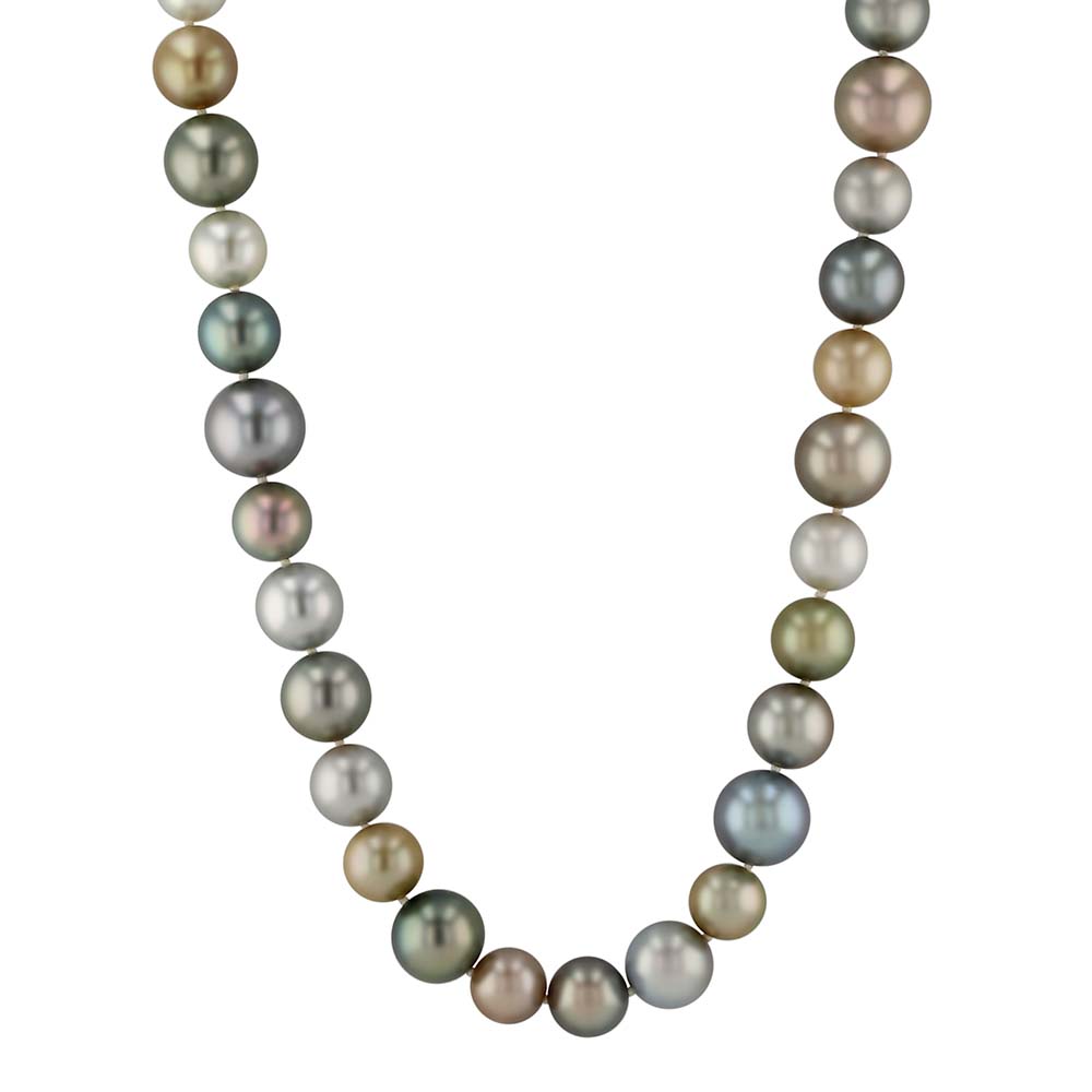 TARA Pearls Multicolored Tahitian South Sea Cultured Pearl Strand in ...